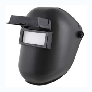 Protección ergonómica para el rostro y visión, ideal para trabajos de soldadura, con materiales resistentes y diseño cómodo.