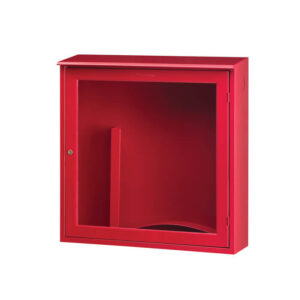 Gabinete contra incendio para proteger extintores y mangueras, ideal para seguridad en espacios industriales y comerciales.